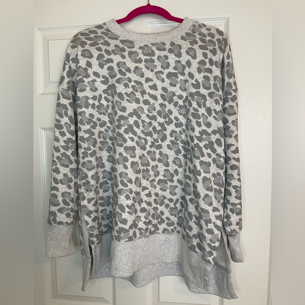 Aerie Loose Fit Crew Neck Sweatshirt Tunic